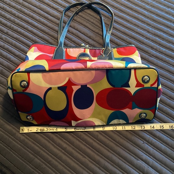 Multi Color Coach Purse - Picture 13 of 16